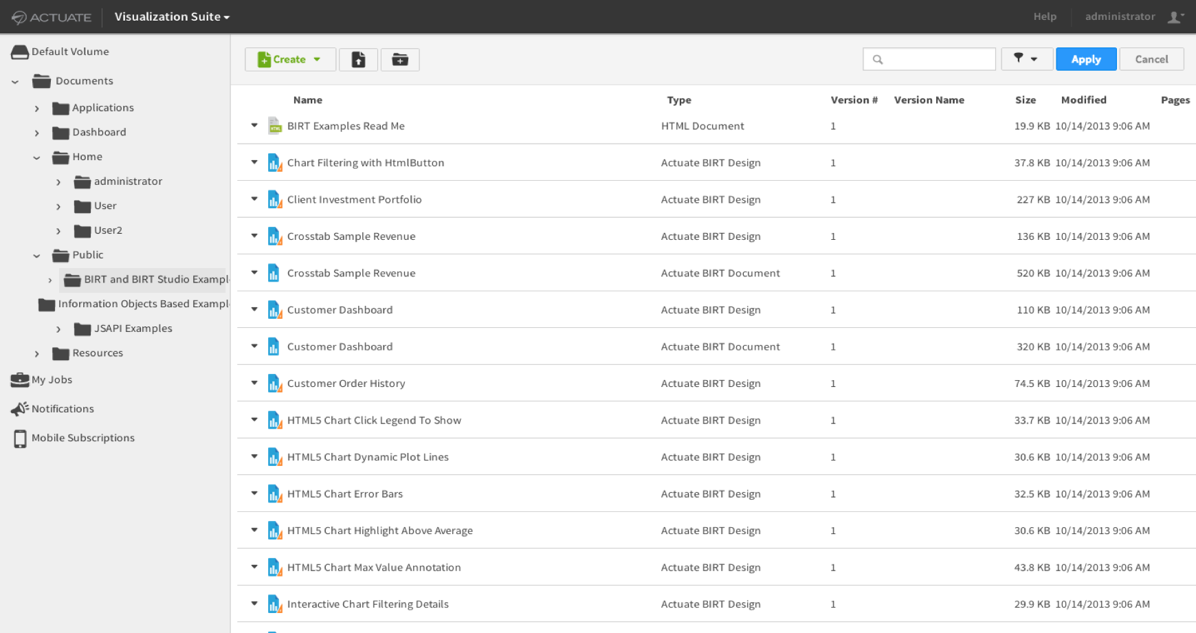 Ihub Actuate File System